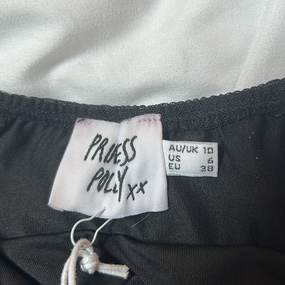 Princess Polly Black I want you Mini Dress Bodycon NWT - Picture 3 of 5